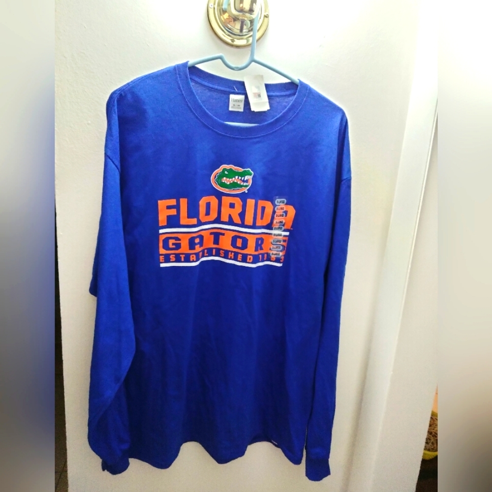 NWT Florida Gators Long sleeve shirts Various sizes Blue and Orange